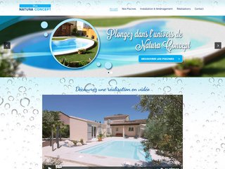 Natura Concept vente et installation de piscine coque à Arles